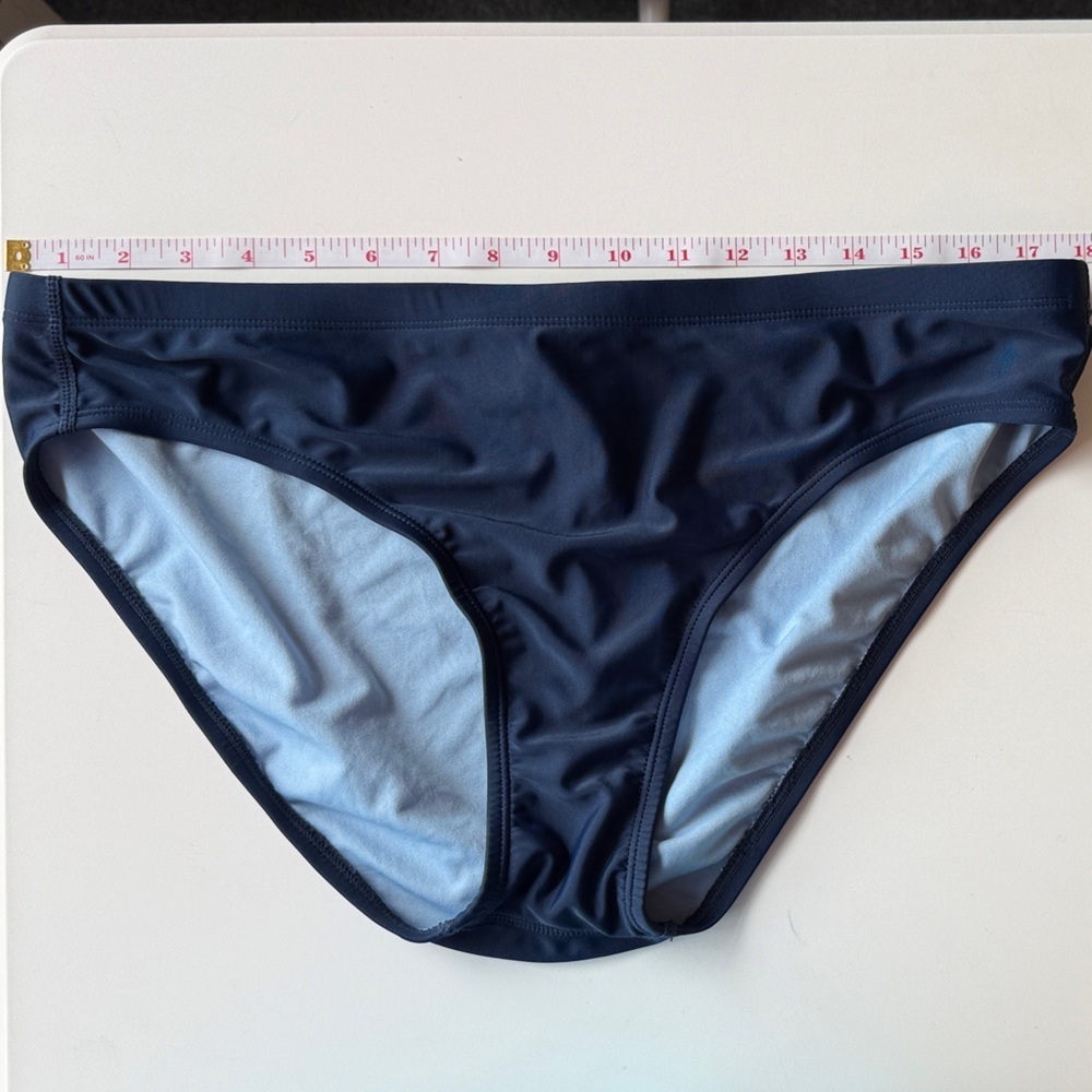 Champion Women's Swim Briefs - Navy Blue, Size XL 16-18